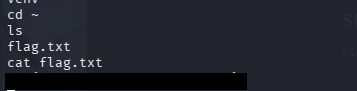 Flag in the user home directory