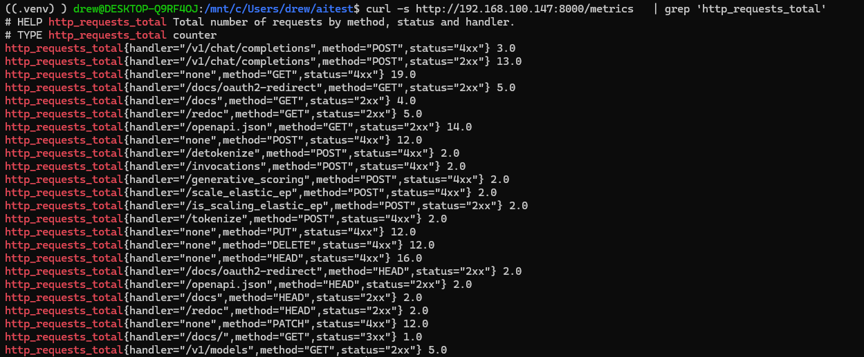 http_requests_total counters from /metrics
