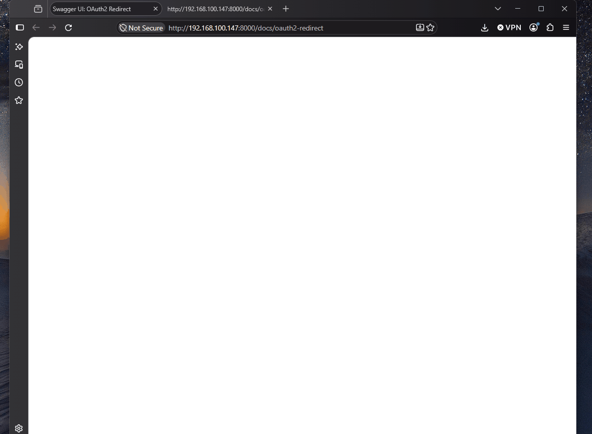 Swagger OAuth2 redirect page